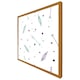 image 4 of Cute cartoon pattern with feathers and arrows in boho style (Picutre Frame) Black | XS