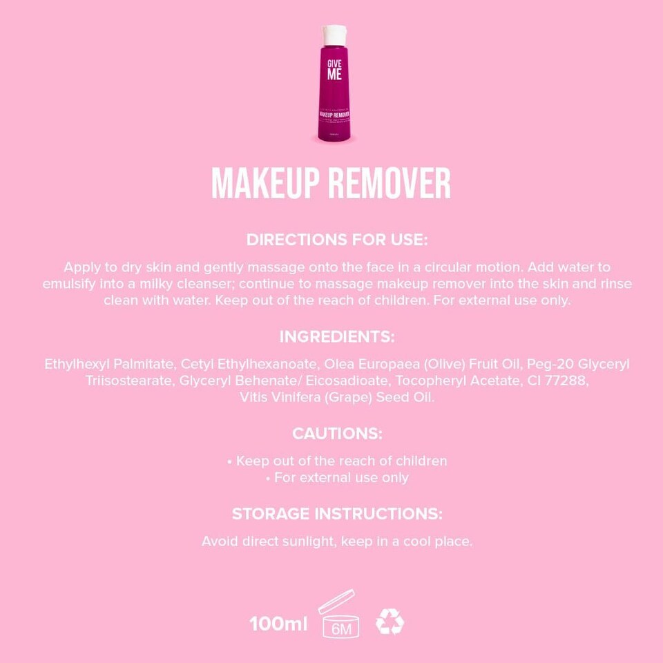 image 1 of Give Me Makeup Remover