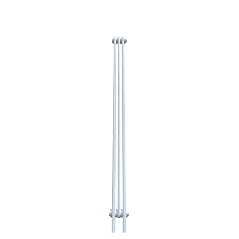 UK Radiators Bircham Triple Column Vertical Cast-Iron Radiator w/feet ...