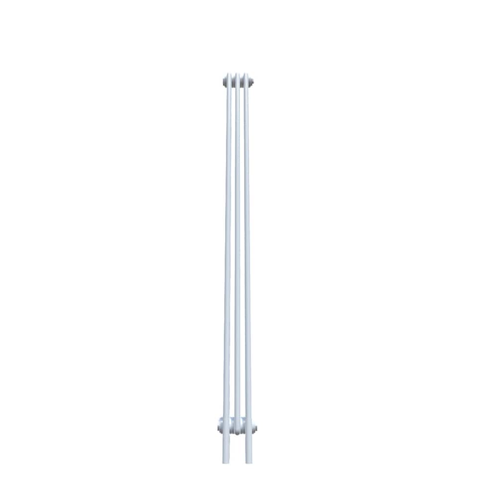 UK Radiators Bircham Triple Column Vertical Cast-Iron Radiator w/feet ...