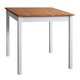 image 7 of Annika Bistro Table in White and Natural Pine Grey