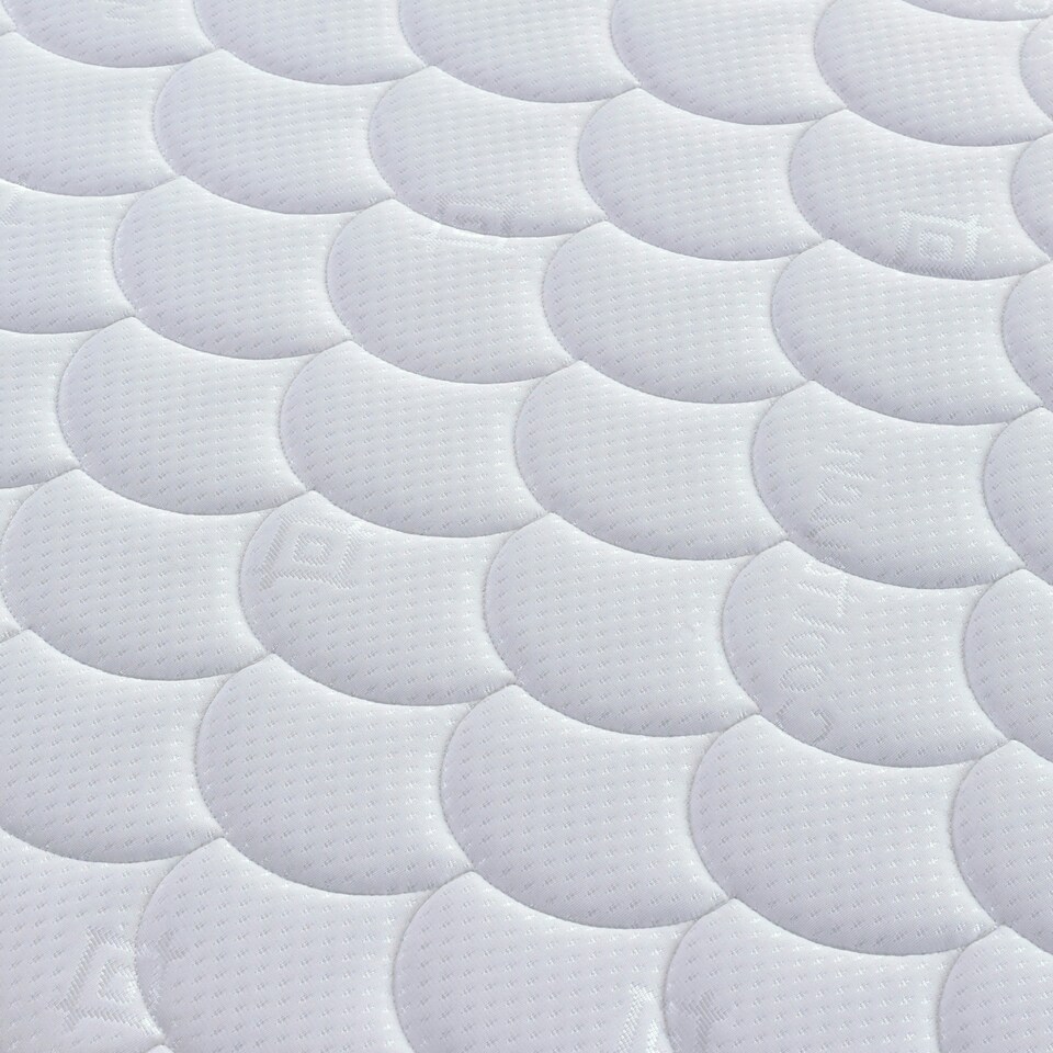 image 1 of Shell Design Hybrid Mattress - 18cm Deep, Soft Feel White | Double