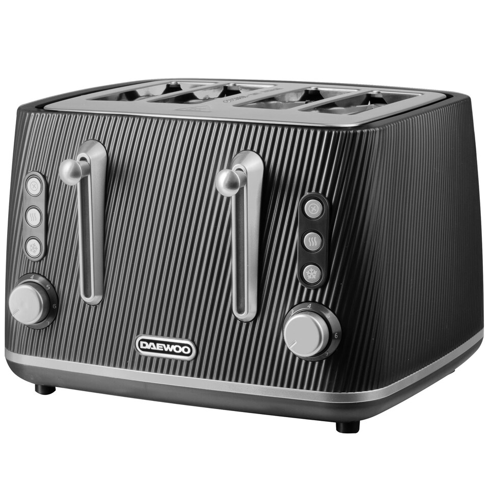 image 1 of Daewoo Cascade Matching Kettle and 4 Slice Toaster Set 1.7L 3KW
