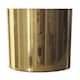 image 1 of Modern Metal Planter Gold 18cm Polished Shiny Finish Golden Colour | Gold