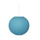 image 1 of Unique Party Paper Round Lantern - Teal - One Size