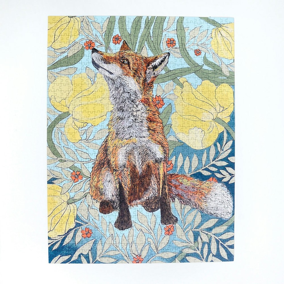 image 1 of Fox 1000 piece jigsaw Puzzle