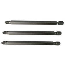 Faithfull S2 Power Screwdriver Bits, Pozidriv - Multi Colour - PZ2