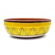 image 1 of Verano Spanish Ceramics Fiesta Deep Salad Bowl - 26cm Yellow | Yellow | 1