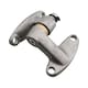 image 2 of Right Self Aligning Ball Joint Hinge Heavy Duty Locker Door Hatch Self Colour Silver