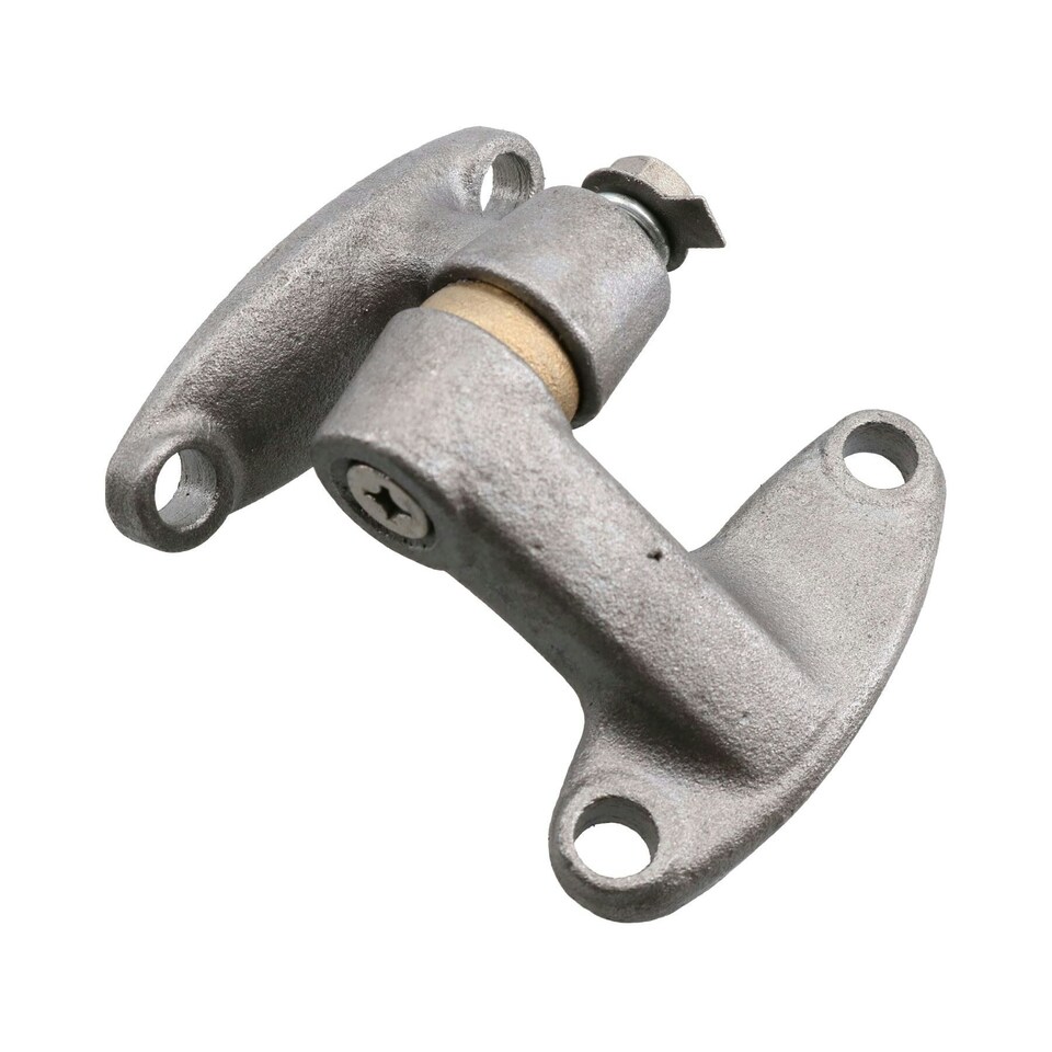 image 1 of Right Self Aligning Ball Joint Hinge Heavy Duty Locker Door Hatch Self Colour Silver