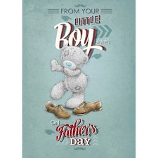 From Your Little Boy Me to You Bear Fathers Day Card