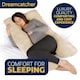 image 3 of Dreamcatcher U-Shaped Pregnancy Pillow Maternity Nursing Support Cushion Cream | Cream | Cream | One Size | 1