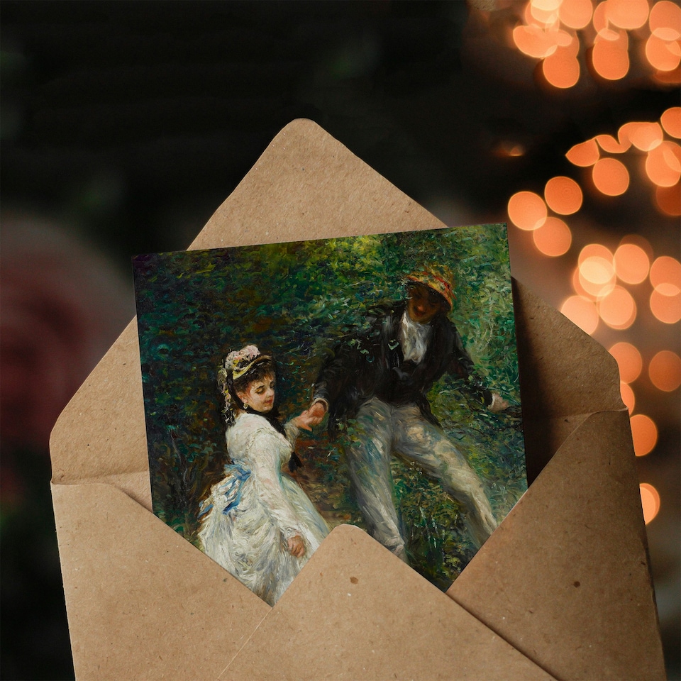 Pierre Auguste Renoir Art Card The Promenade Couple - Tesco Groceries