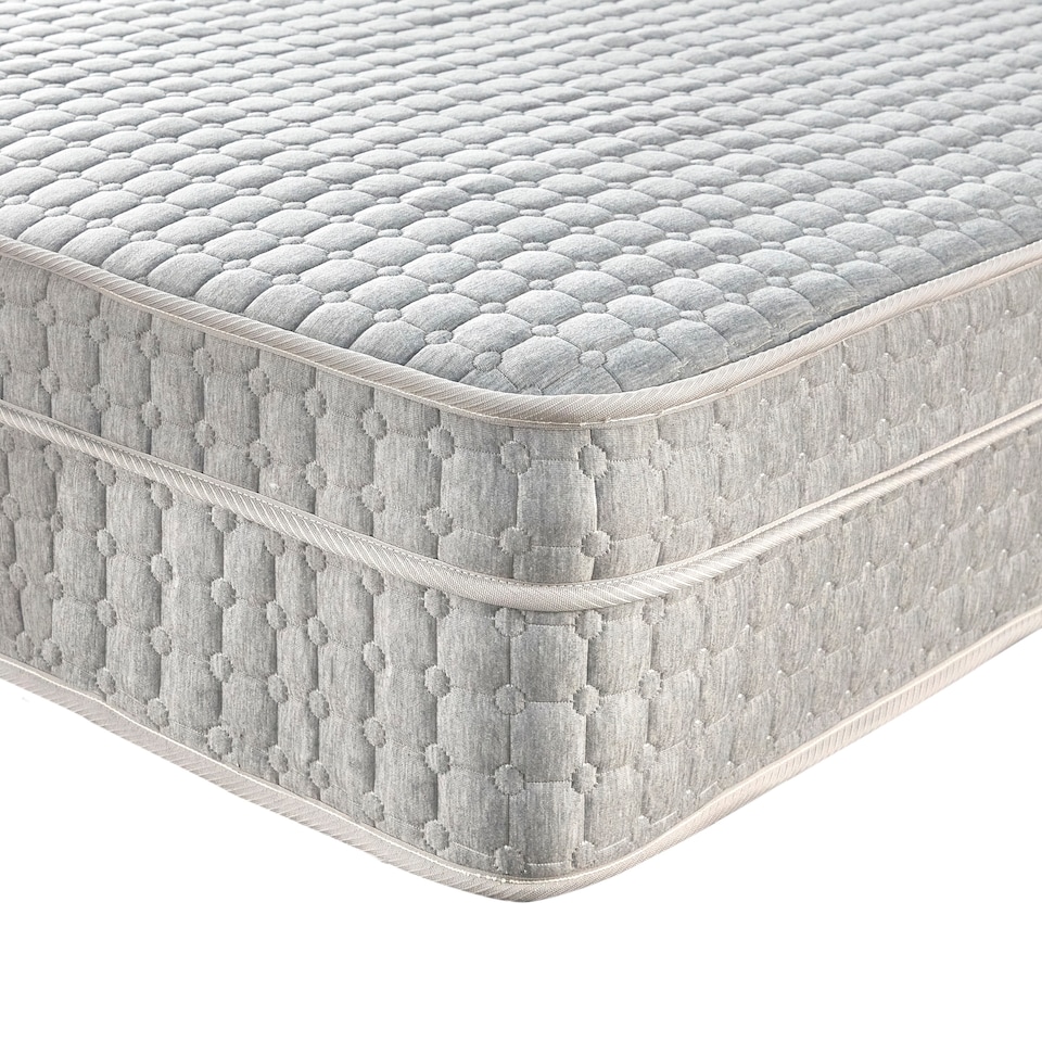 image 1 of Grey Bubble Pocket Spring Mattress with Memory Foam - Medium Firm | White | White | Double