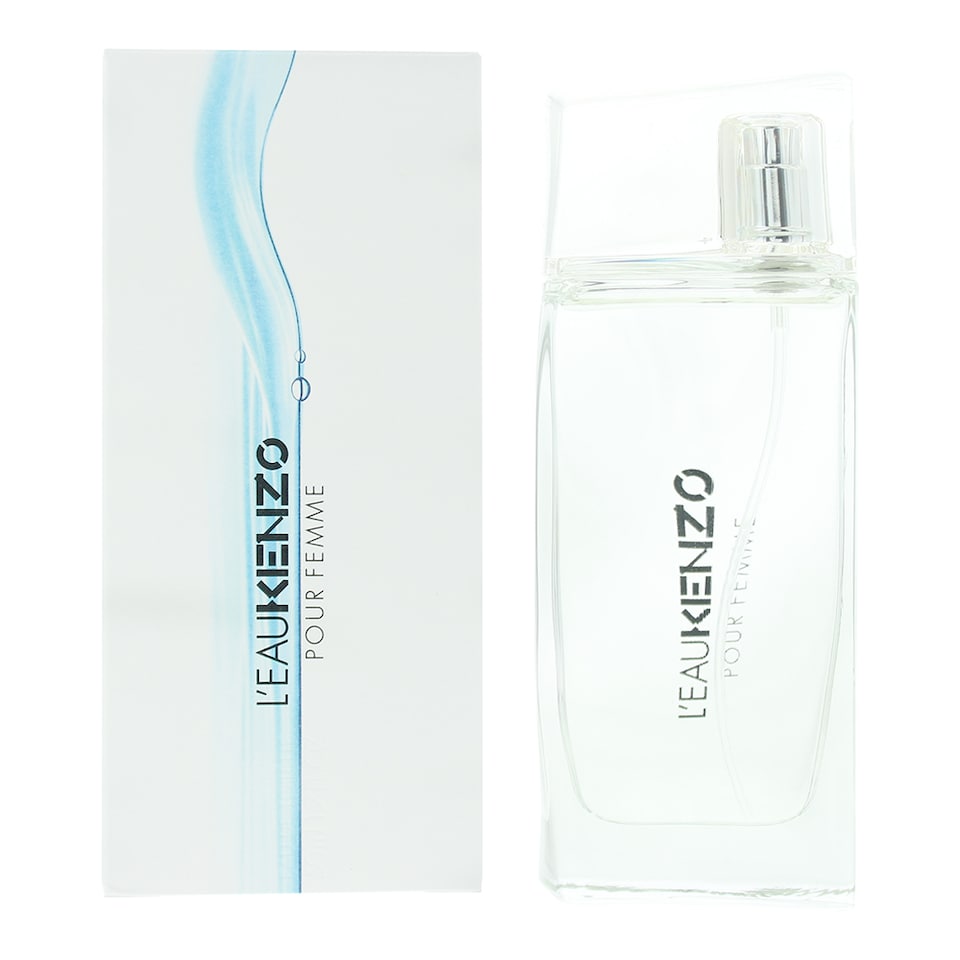 image 1 of Kenzo L'eau Pour Femme Eau de Toilette 50ml Spray for Her | White | blue | 50ml