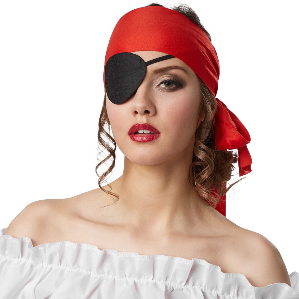 image 1 of Womens Buccaneer of the sea costume | Red | red/white | 1