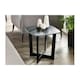 image 1 of Stylish Black Marble Lamp Table | Black | Black
