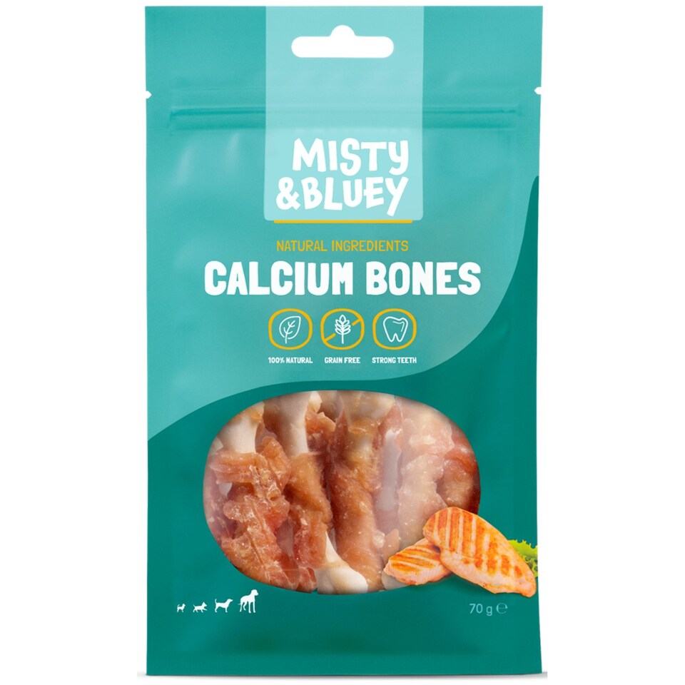Misty Misty Bluey Calcium Bones 15 Adult Treat Dog pet food packaging
