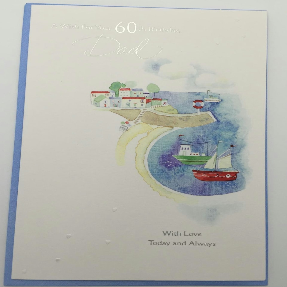 image 1 of Wonderful Dad Happy Birthday 60th Dad Card