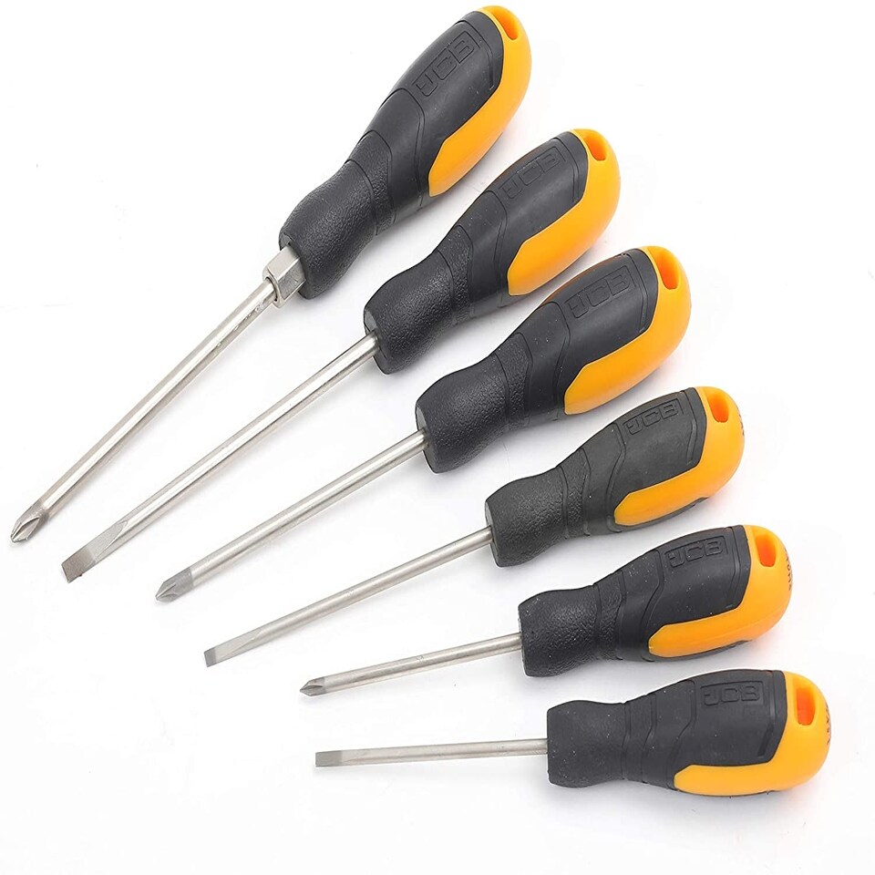 image 1 of JCB 6 Piece Screwdriver Set | JCB-6PC-SD