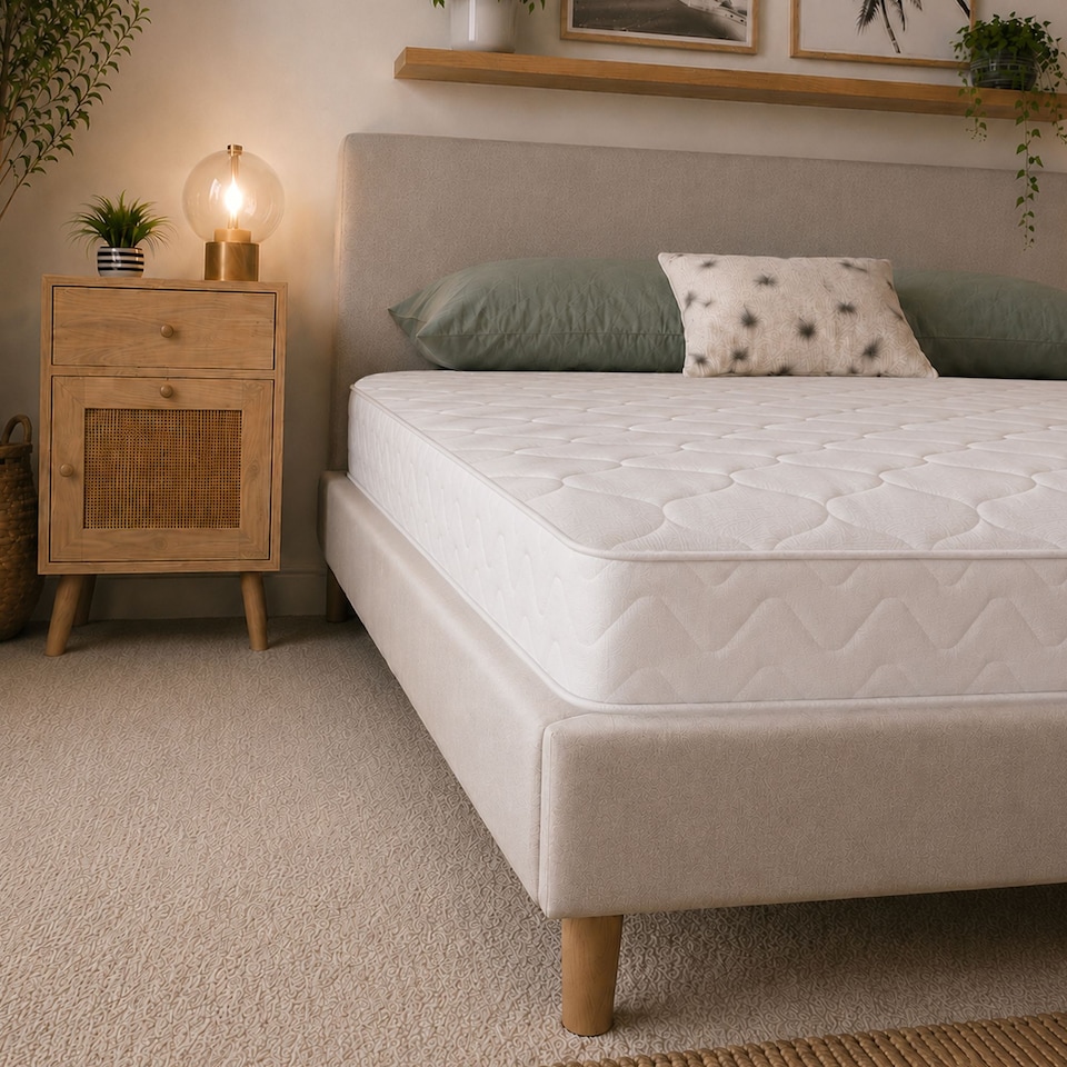 image 1 of 18cm Twilight Hybrid Memory Foam Spring Mattress Soft Feel