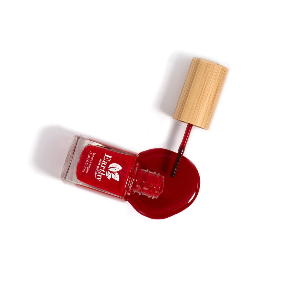 image 1 of Earthy Nail Polish Passion Red 11ml