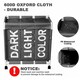 image 4 of Living and Home 3-Section Laundry Hamper Sorter with Lids & Wheels - Dark Grey | Grey