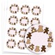 image 1 of Dollies and Teddy Design 60mm Round Sticker sheet of 12