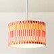 image 4 of ValueLights Rae Small Stripe Multicolour Pleated Shade