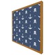 image 4 of Anchor with skull & bones (Picutre Frame) Black | L