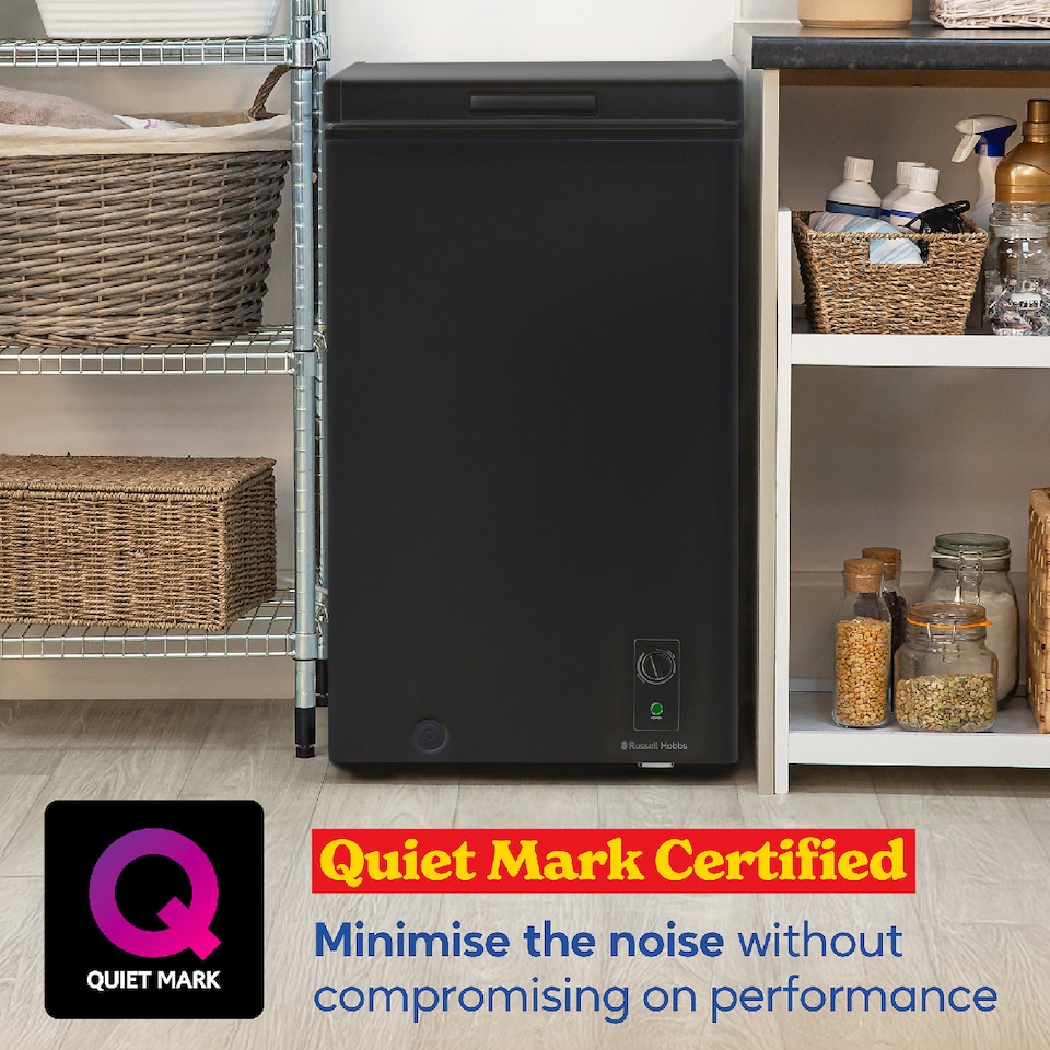 image 1 of Russell Hobbs RH99CF0E1B Chest Freezer 99L Freestanding Black 5 Year Guarantee