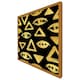 image 4 of Eyes & pyramids (Picture Frame) Grey | XS