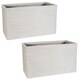 image 3 of 1 x Amalfi Trough Multipurpose Home Garden Patio Stone Effect Flower Planter N/A