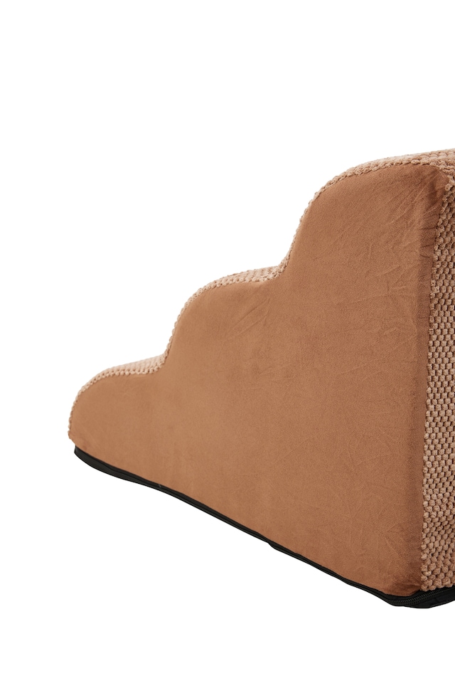 image 1 of Living and Home Non-Slip Pet Steps with Removable Washable Cover for Cats & Dogs | Grey | Brown | 1