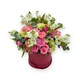 image 1 of Blush Blooms in a Pink Hat Box