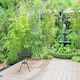 image 4 of Centurion Supports TABREEZ Garden and Patio Black Cast Aluminium Bistro Table Black
