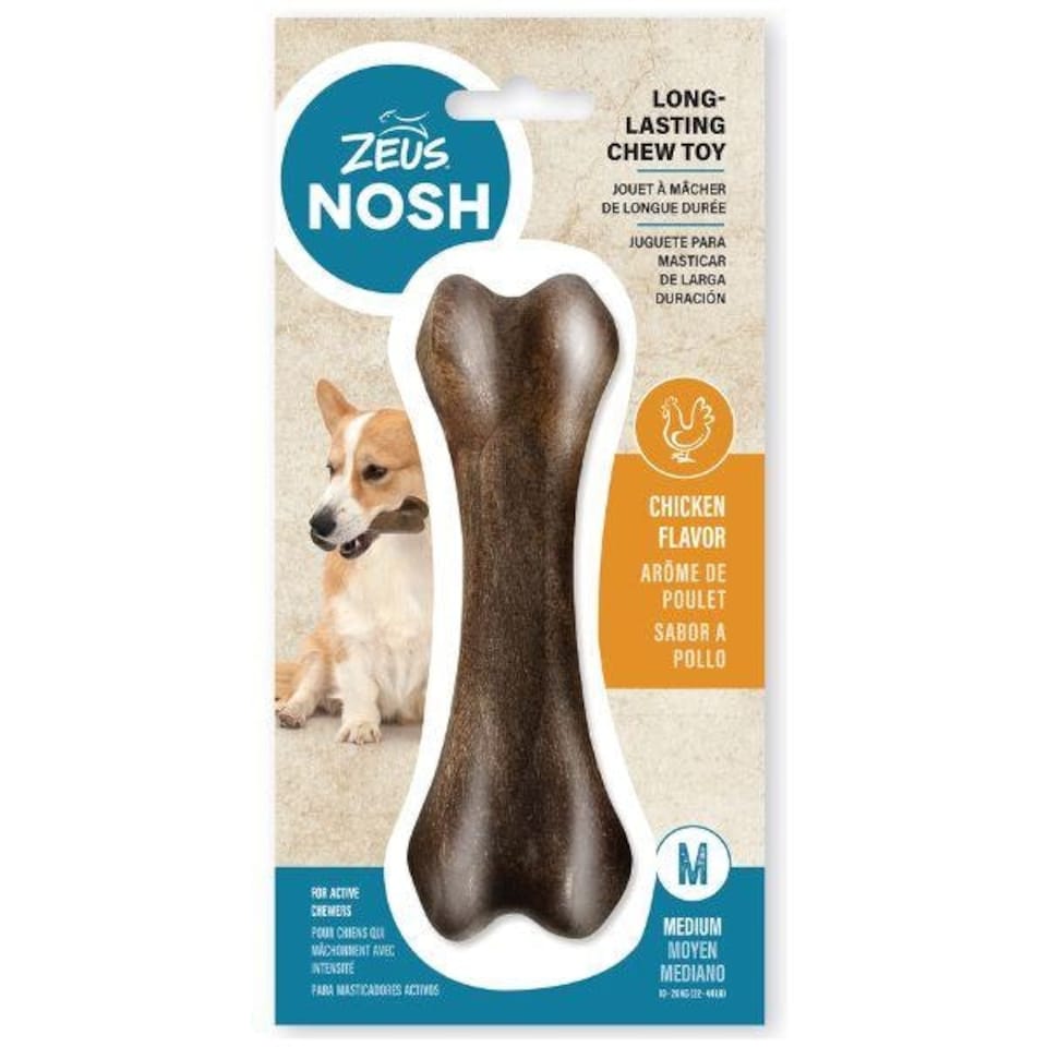Zeus Nosh Strong Chew Bone - Medium, Chicken