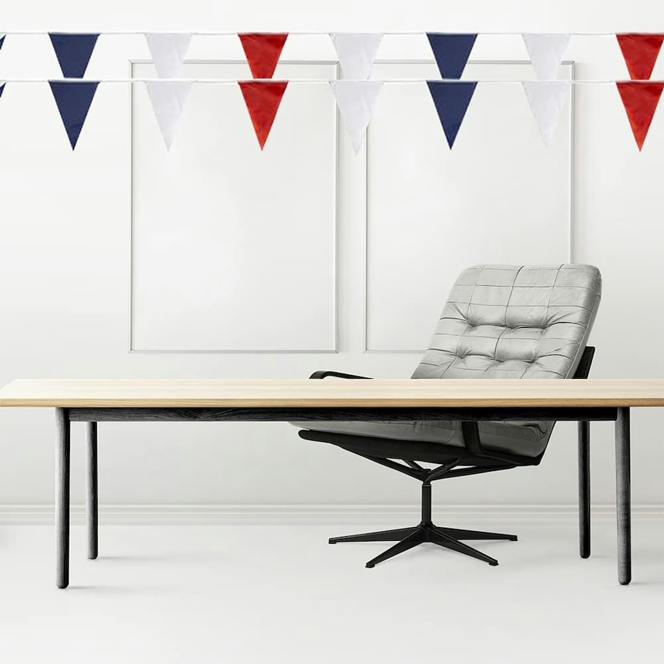 image 1 of Red White and Blue 7m Party Bunting