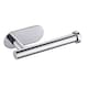 image 1 of Living and Home Modern Wall Mounted Stainless Steel Toilet Paper Roll Holder, Silver