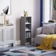 image 6 of Vida Designs Oxford 4 Tier Cube Bookcase Display Storage, Grey