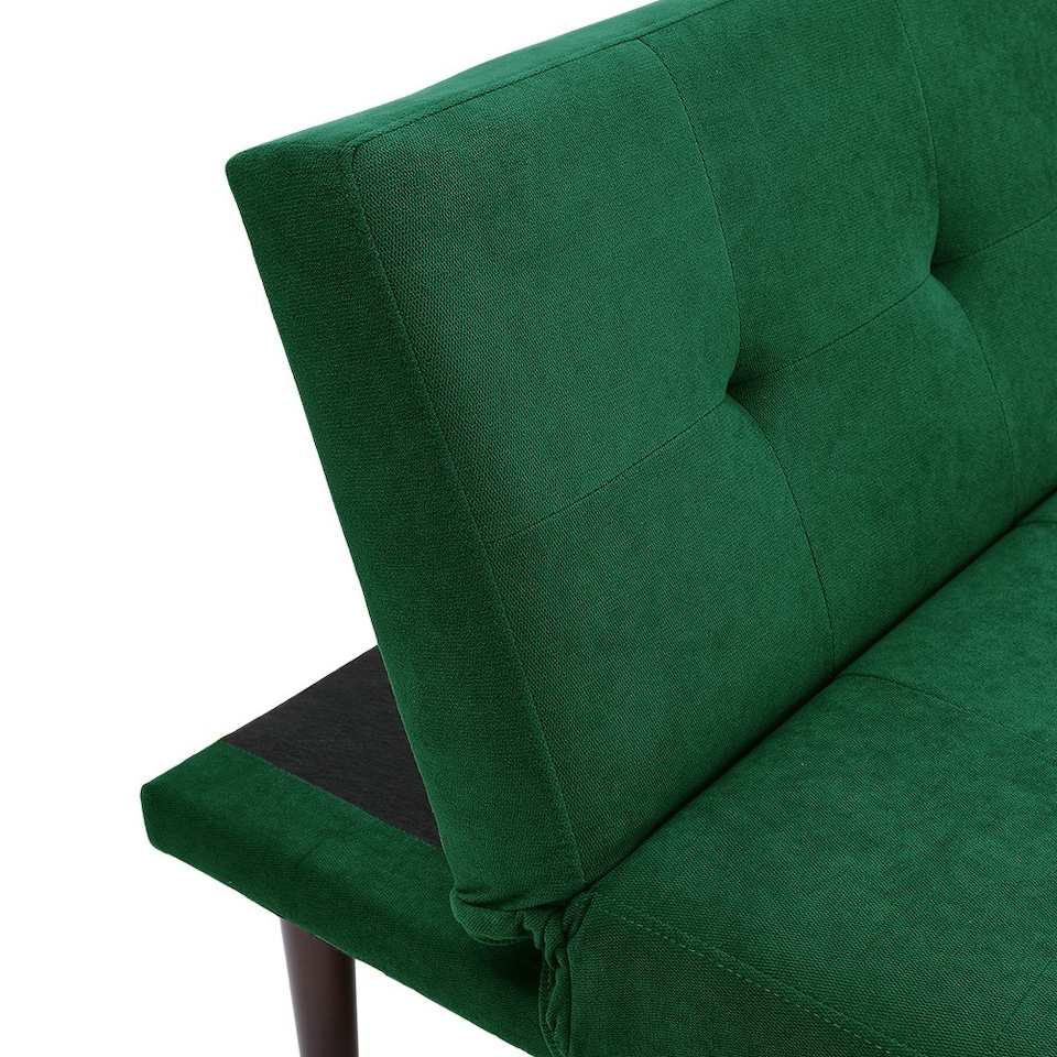 image 1 of Living and Home Modern Convertible Sofa Bed - Green | Green