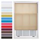 image 1 of FURNISHED Daylight Roller Blinds Made to Measure Sheer Window Blind with Metal Fittings | Brown | Cappuccino | (W) 120cm x (L) 210cm