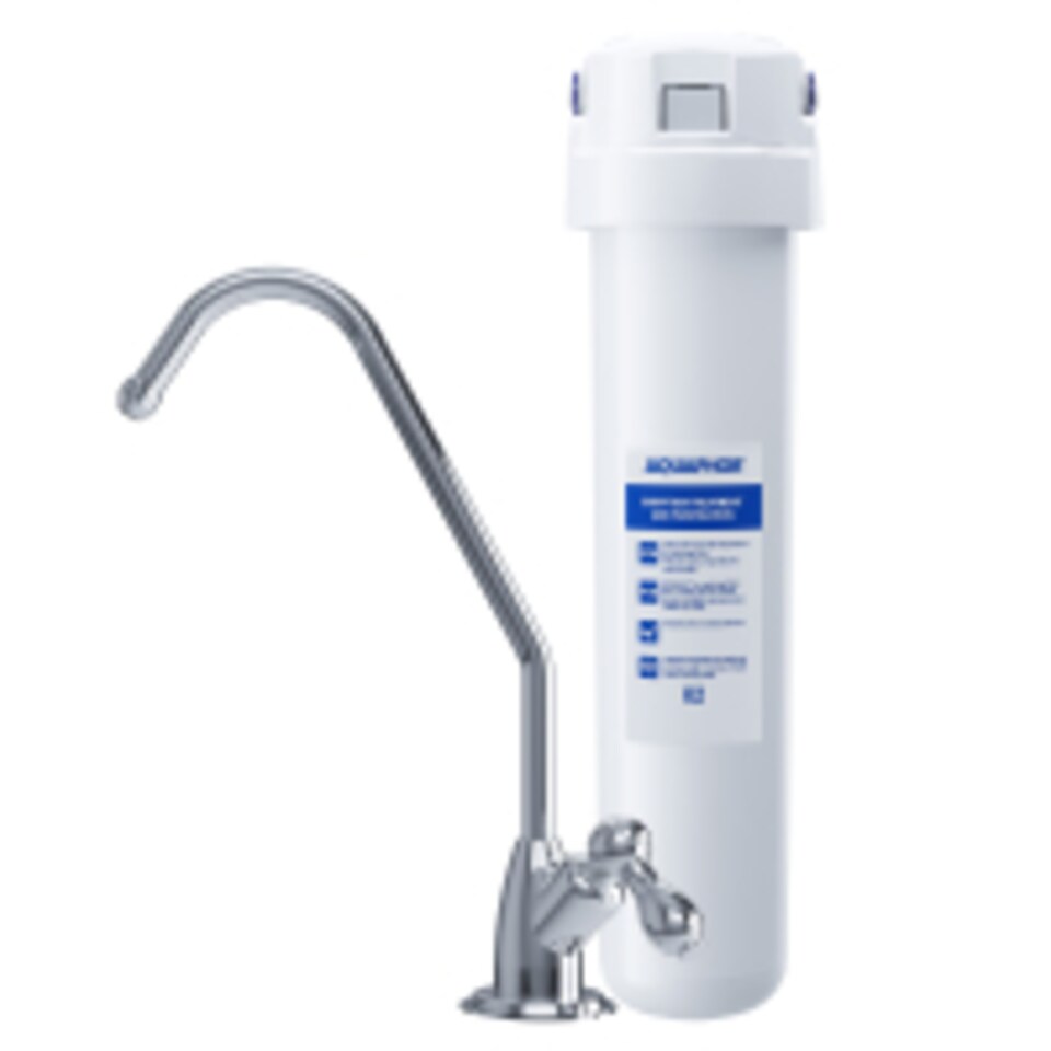 AQUAPHOR Solo Compact Crystal under-sink kitchen filter drinking system. Filter Capacity up to 4000 Litres | White