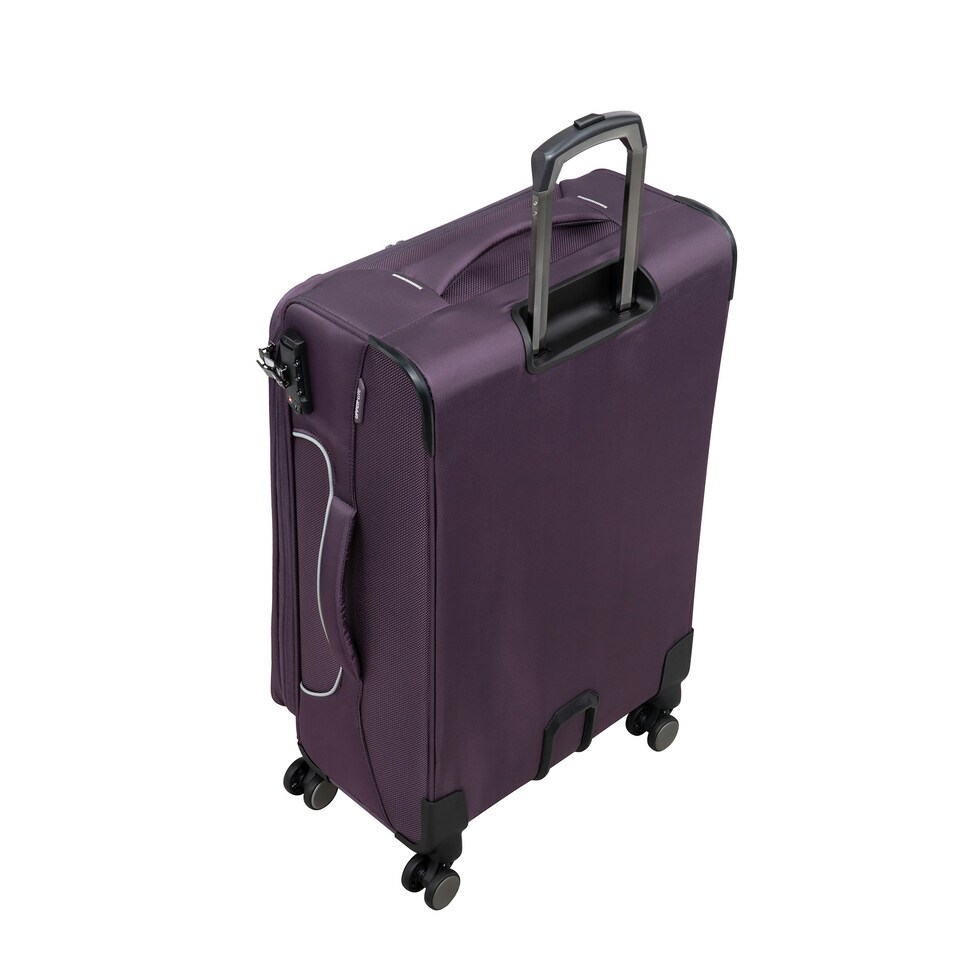image 1 of IT Luggage Teleported Plum Perfect Expandable 3pc Suitcase Set with TSA Lock Purple