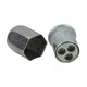 image 6 of 3/8" UNF Locking Wheel Nuts Nut For Trailer Caravan Suspension Hubs