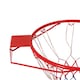 image 6 of Heavy Duty Wall Mounted Full Size Red Basketball Hoop Rim and Net
