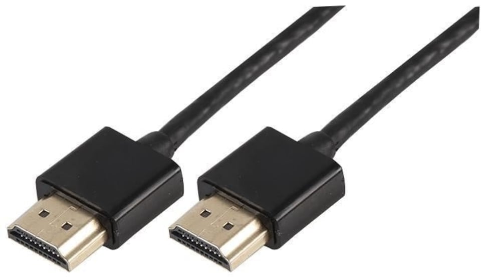 PRO SIGNAL - HDMI Lead with Ethernet, Male to Male, ABS Connectors, 0.75m Black