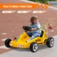 image 4 of AIYAPLAY 6V Electric Go Kart w/ Music, Light, Horn, for 3-5 Years, Yellow