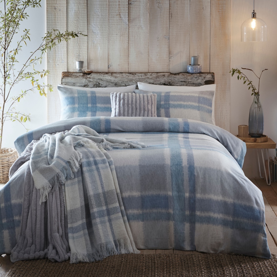 image 1 of Appletree Verbier Duvet Cover Set Blue
