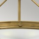 image 5 of Collier 4 Light Medium Semi Flush Ceiling Light Brass, E14